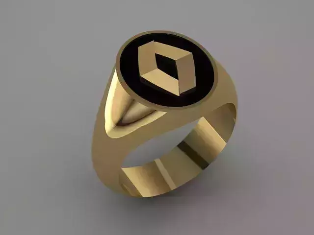 Renault Style Men Ring 3D print model
