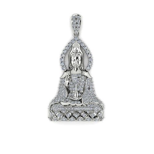 Pendant diamond Buddha  3D print model