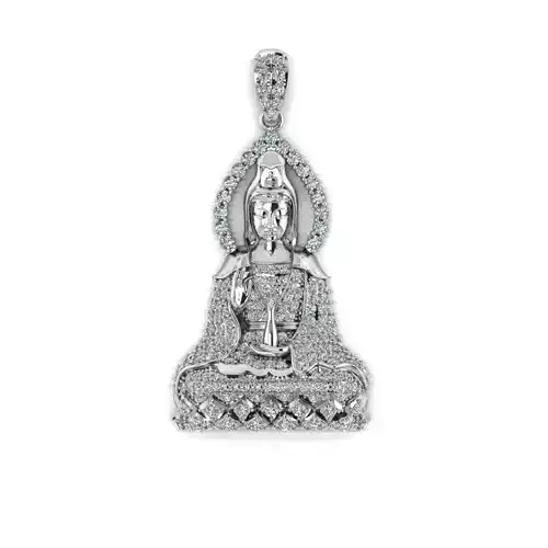 Pendant diamond Buddha 