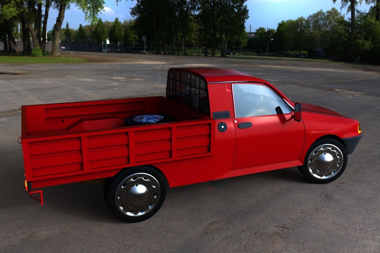 Dacia Drop Side 3D model_1