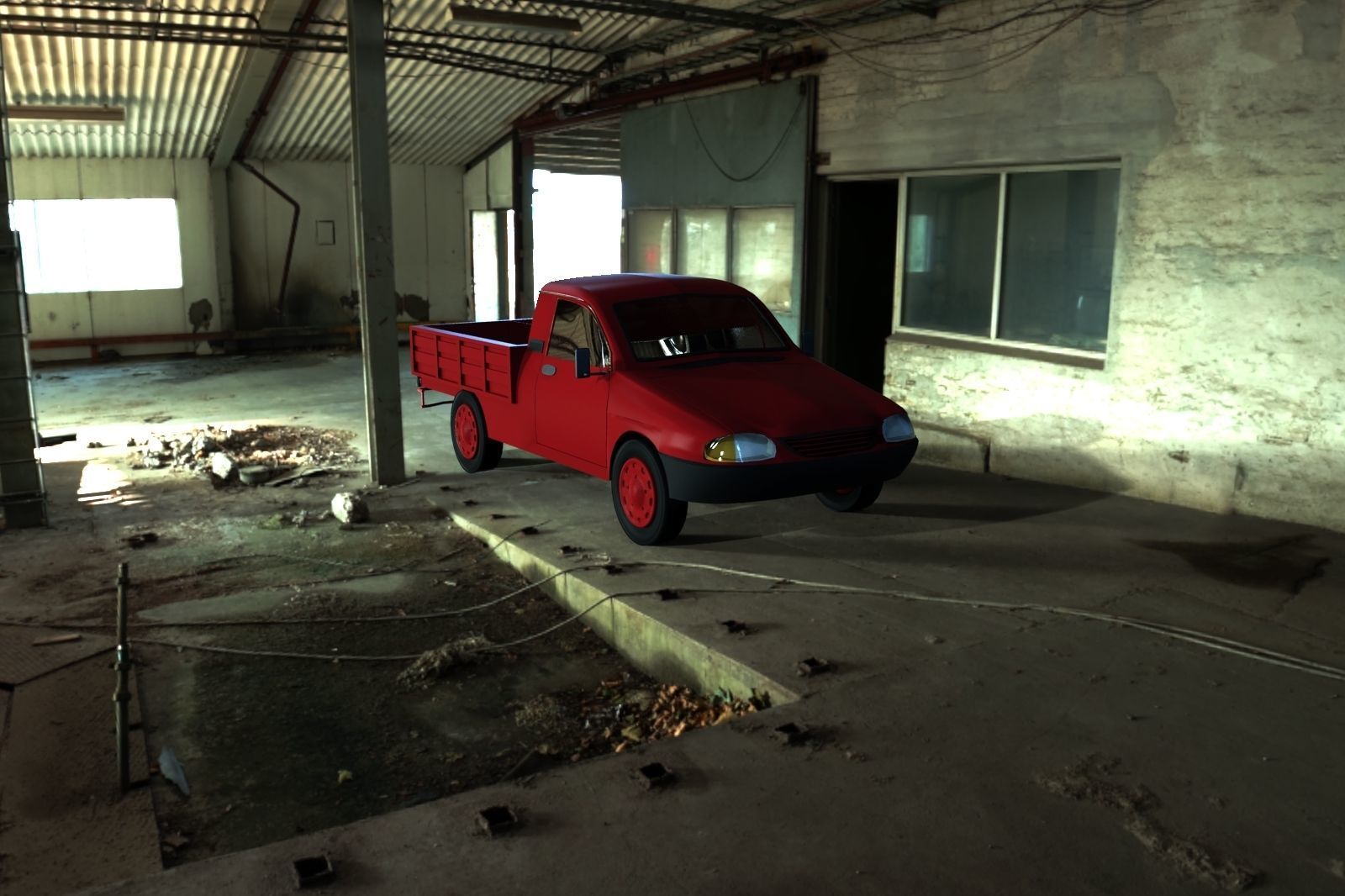 Dacia Drop Side 3D model_2