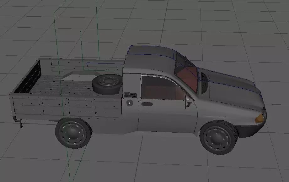 Dacia Drop Side 3D model_0