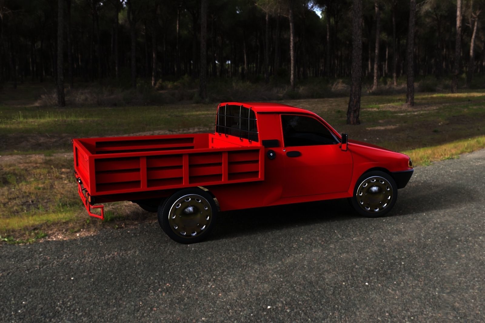 Dacia Drop Side 3D model_10