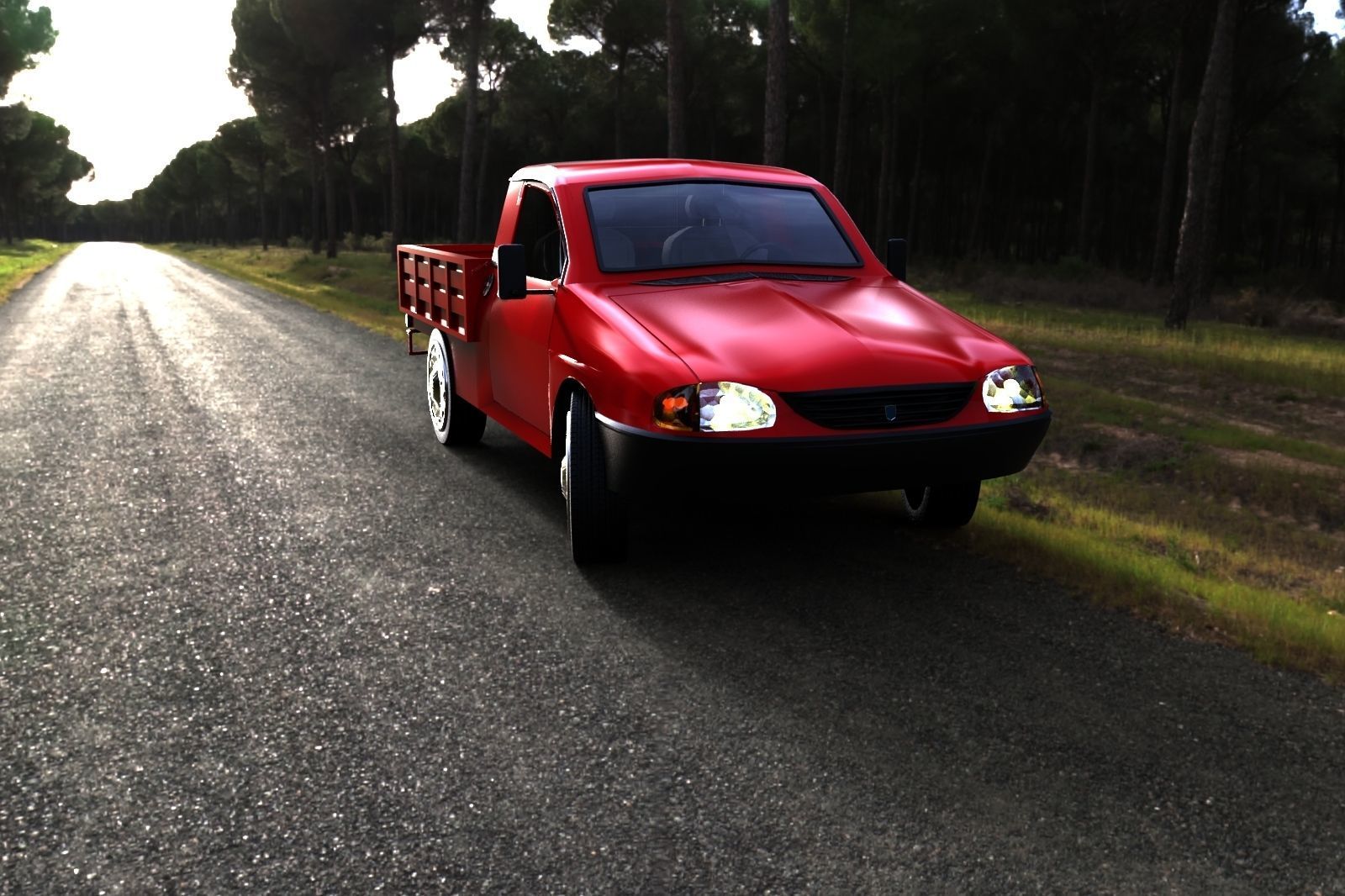 Dacia Drop Side 3D model_9
