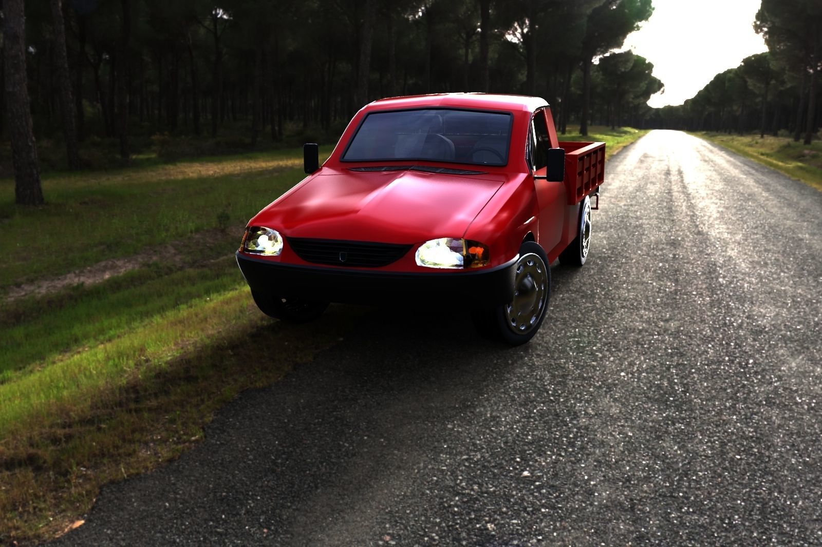 Dacia Drop Side 3D model_8