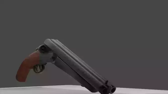 Shotgun M14 3d Model