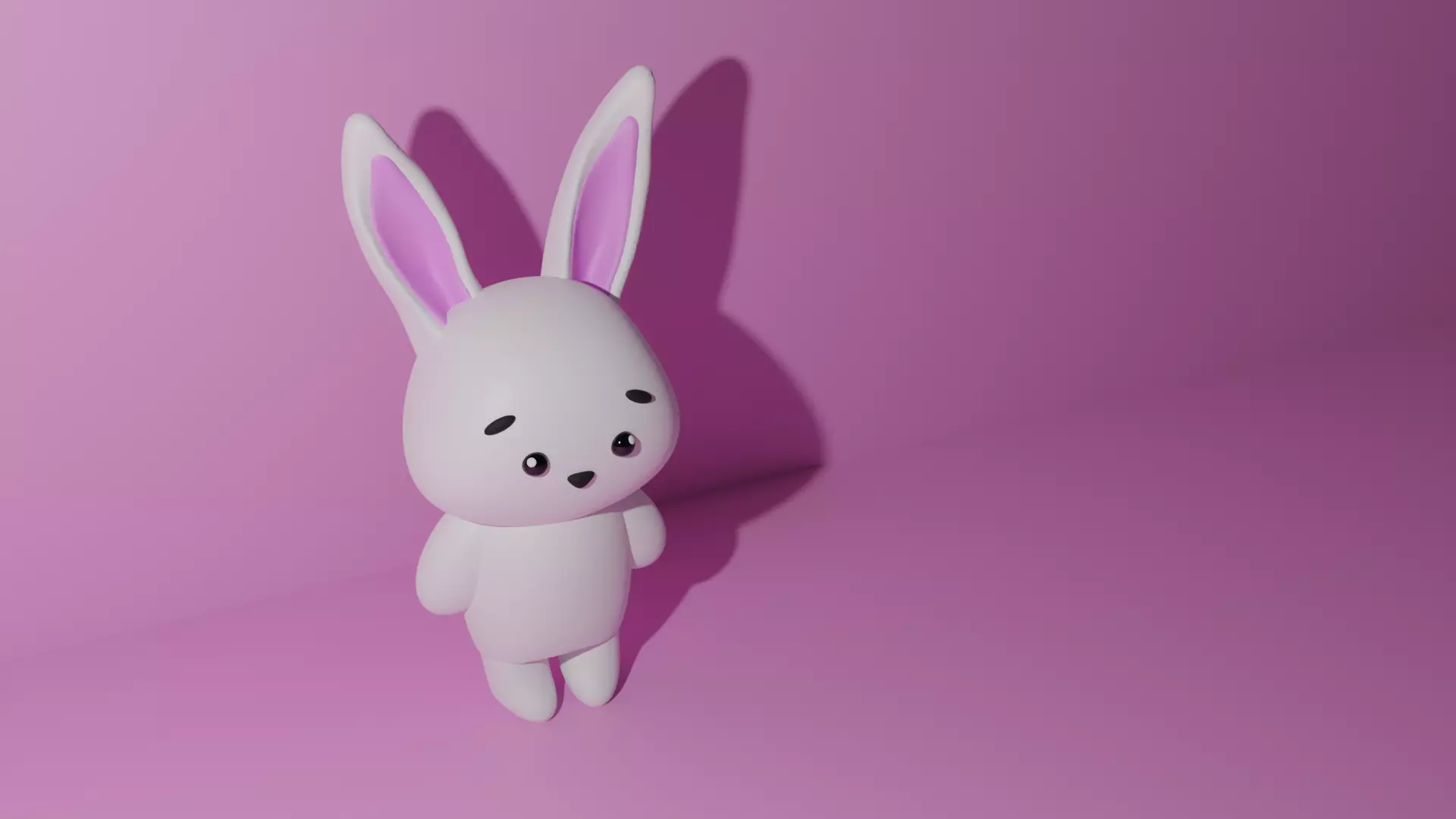 Cute Rabbit 3D model