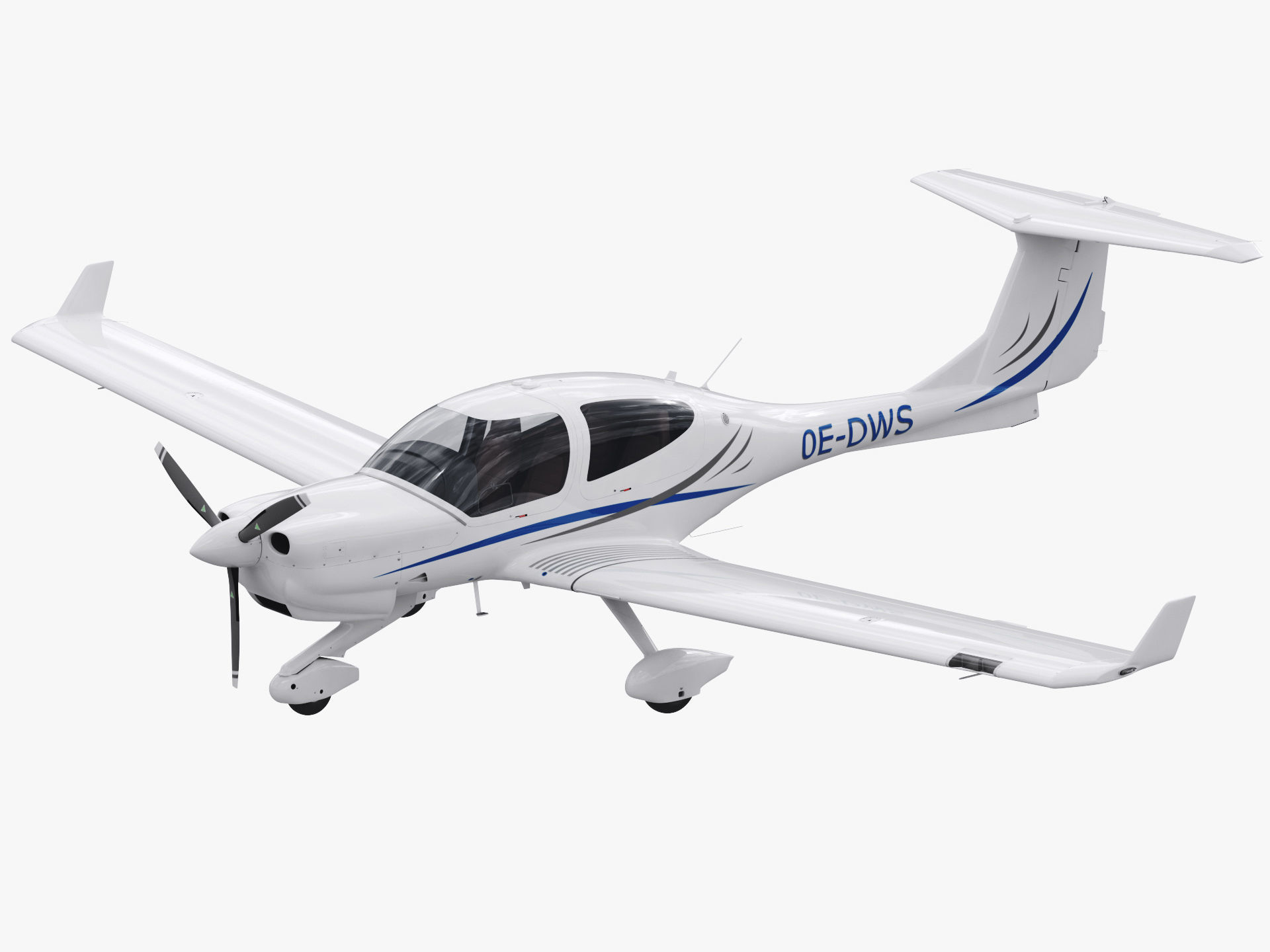 Da40 Model Diamond DA40 NG 3D model | CGTrader