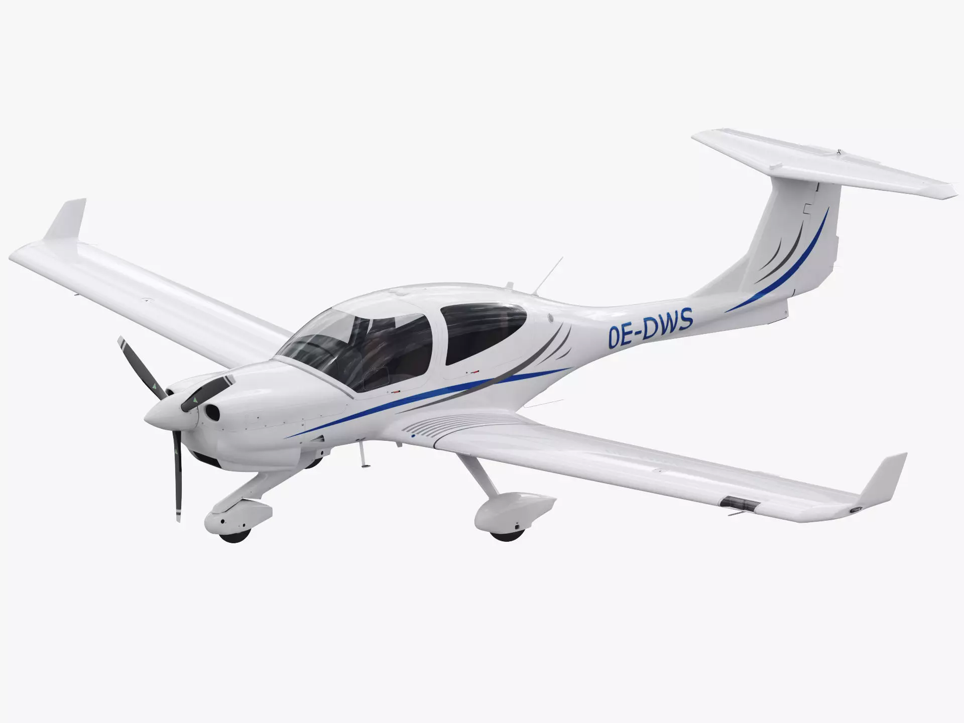 Diamond DA40 NG 3D model_0