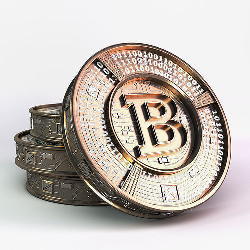 bitcoin  concept 3D model