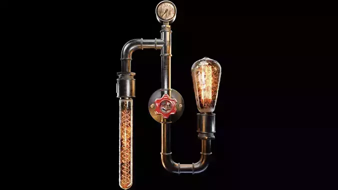 Edison Filament Bulb Wall Lamp