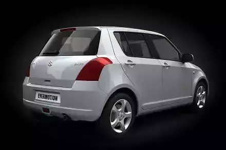 White Car Suzuki Swift