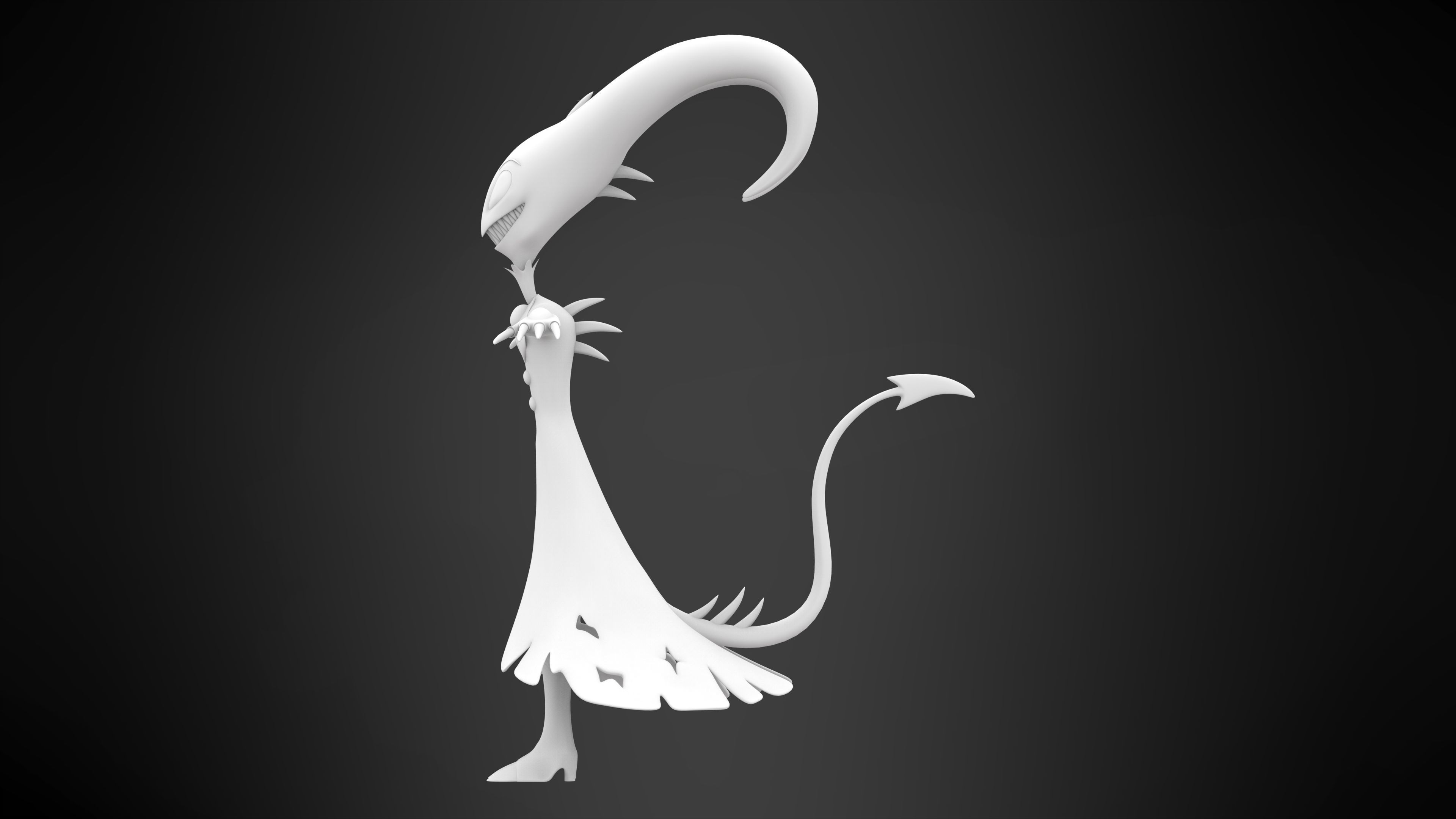 Blitzo demon 3D model_7