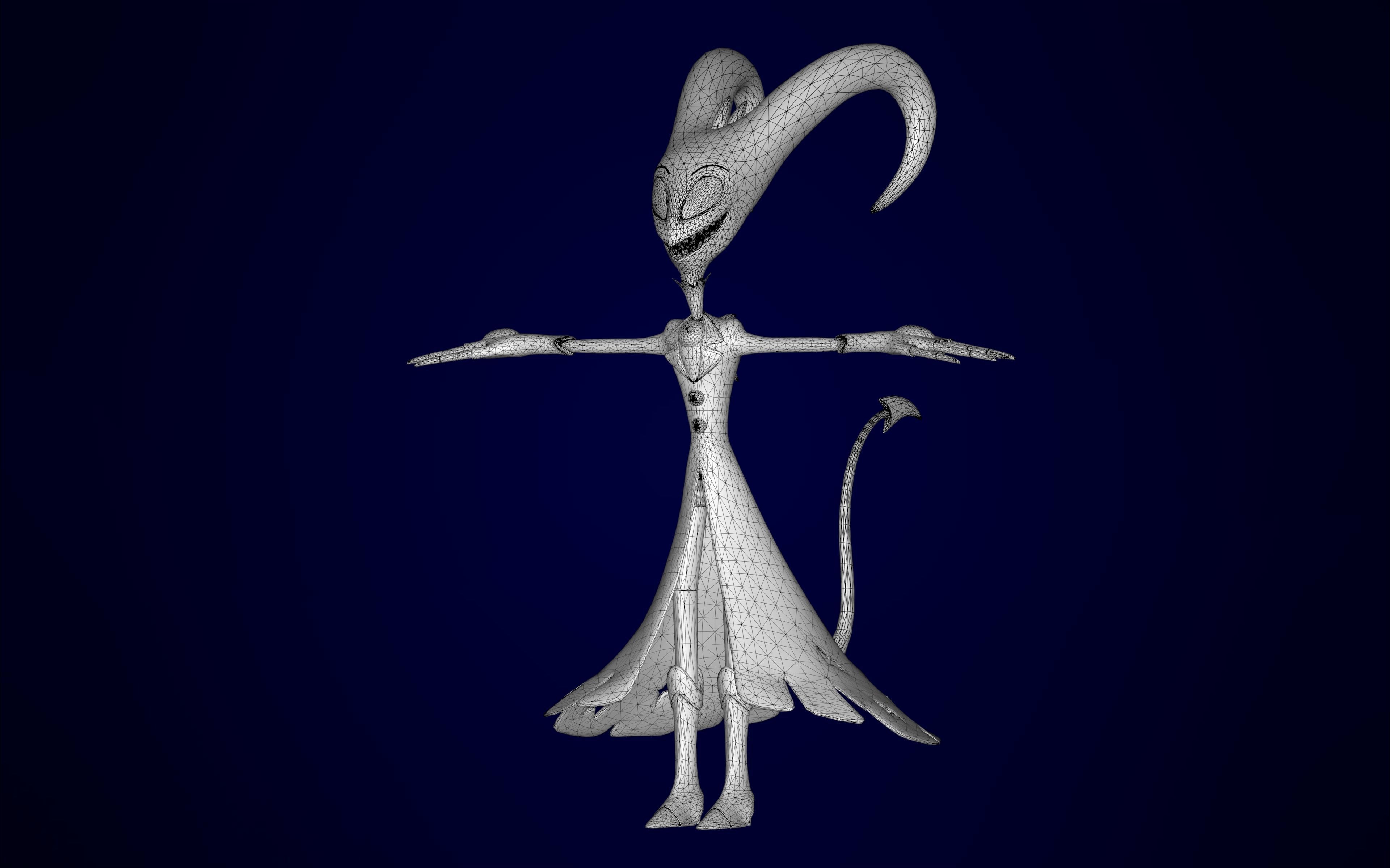 Blitzo demon 3D model_10