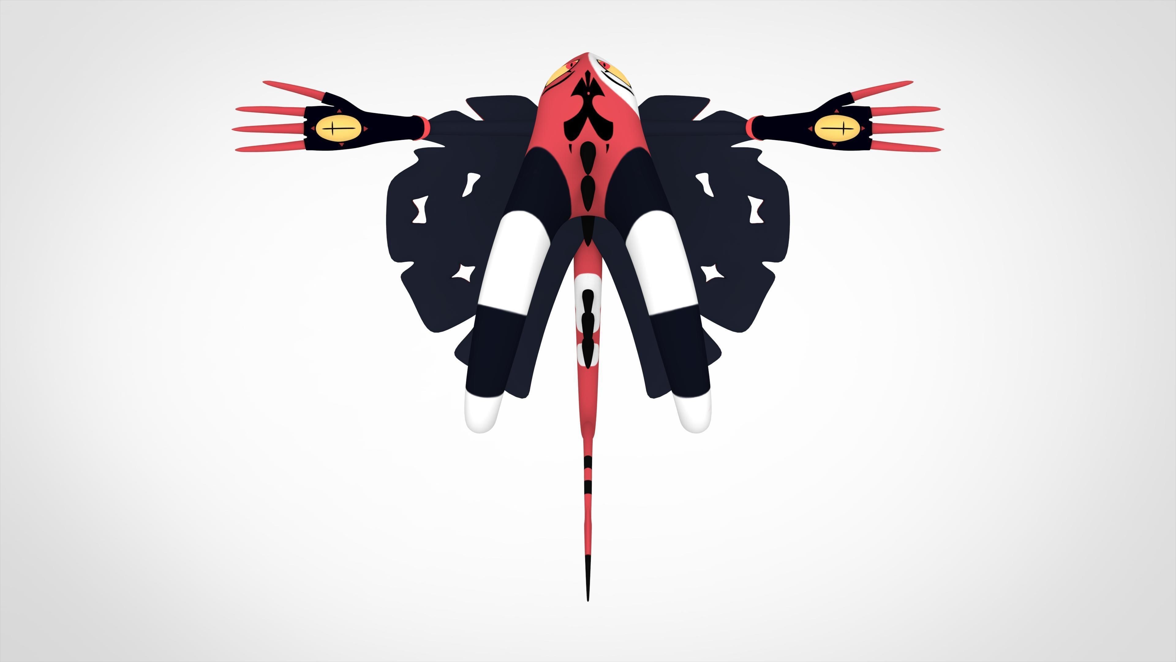 Blitzo demon 3D model_4