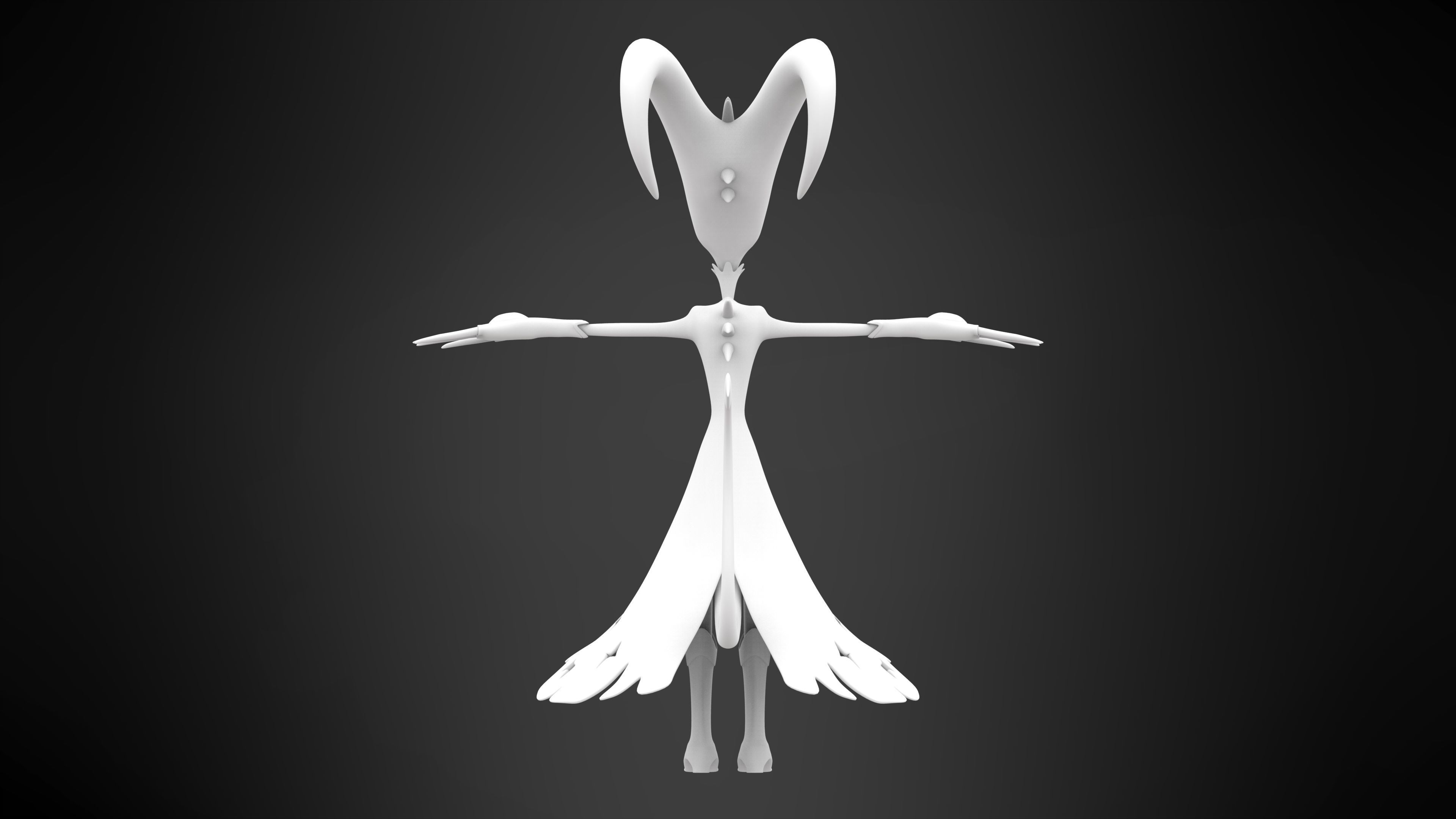 Blitzo demon 3D model_8