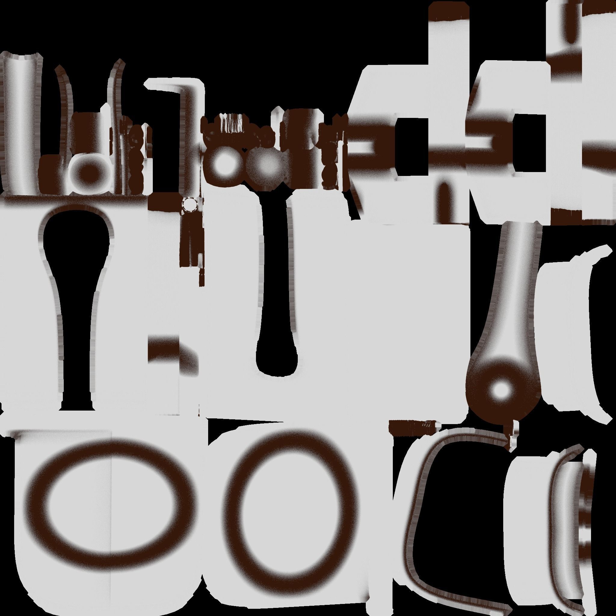 Drum chair Free 3D model_22