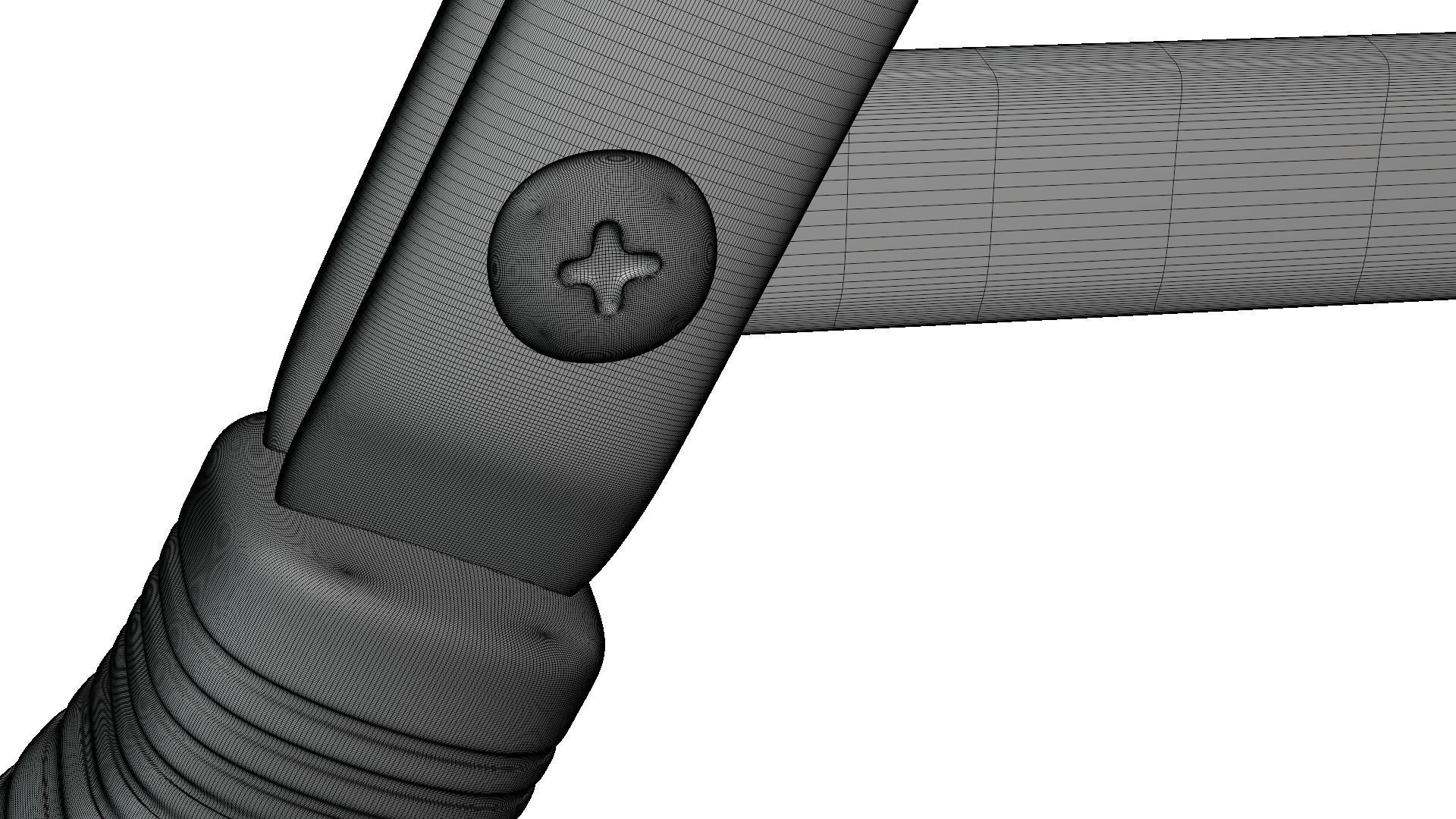 Drum chair Free 3D model_5