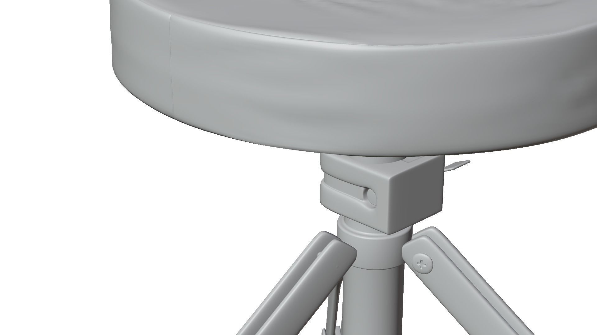 Drum chair Free 3D model_3