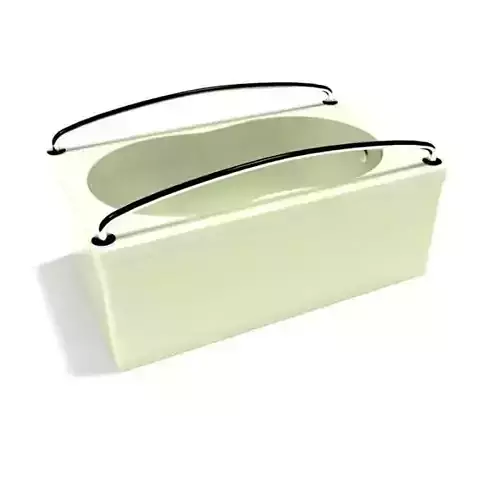 Modern Bathtub With Hand Rails