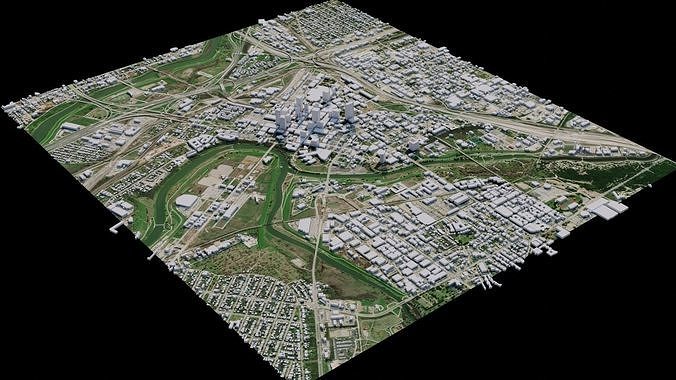 Fort Worth - USA 3D model