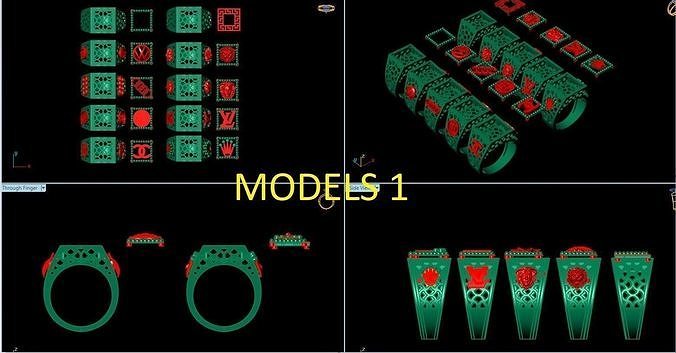 CHILD RING AND WRISTBAND 3D print model