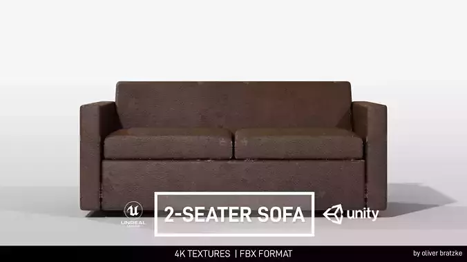 Bevel Two-Seater Sofa