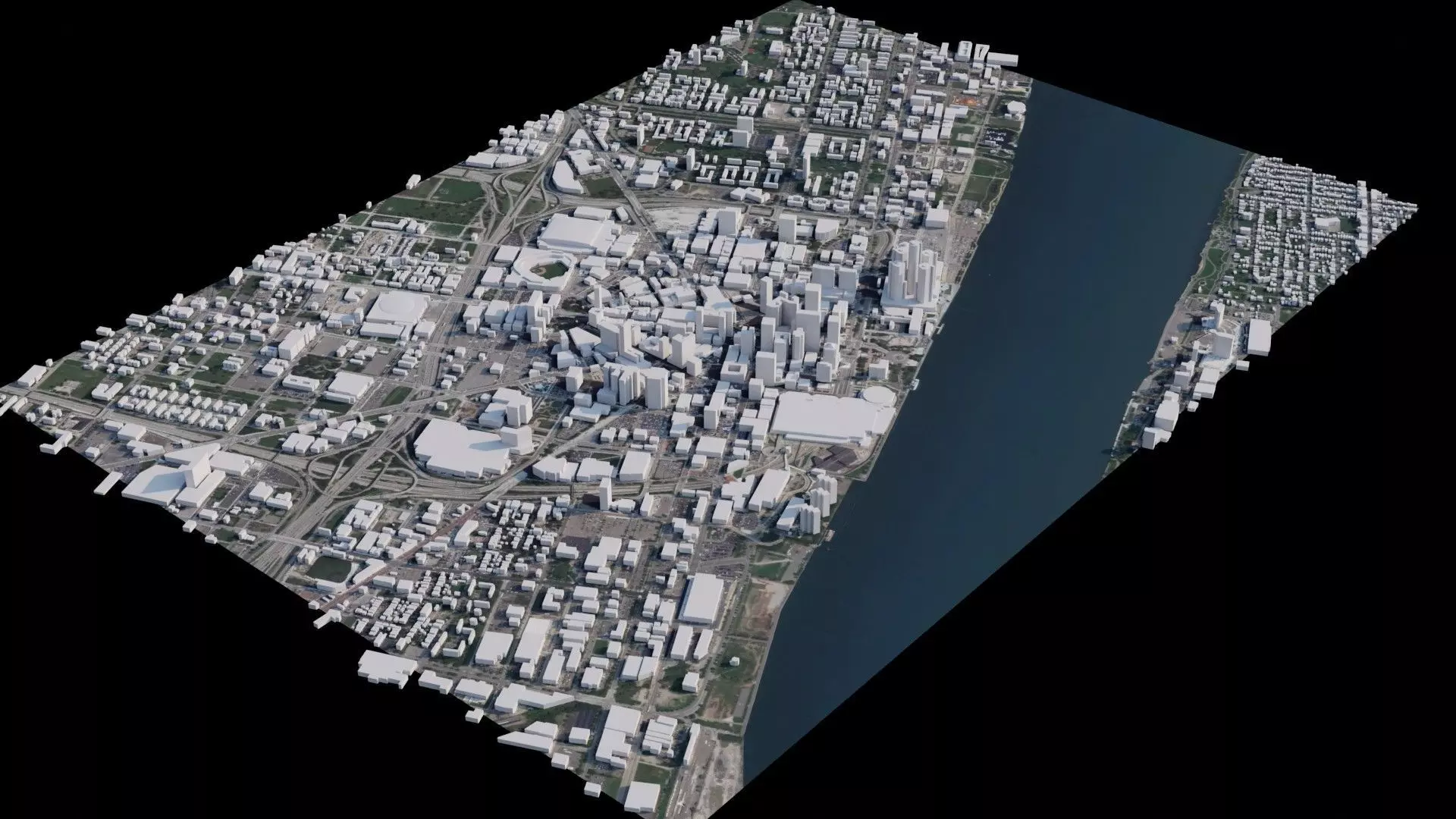 Detroit - USA 3D model