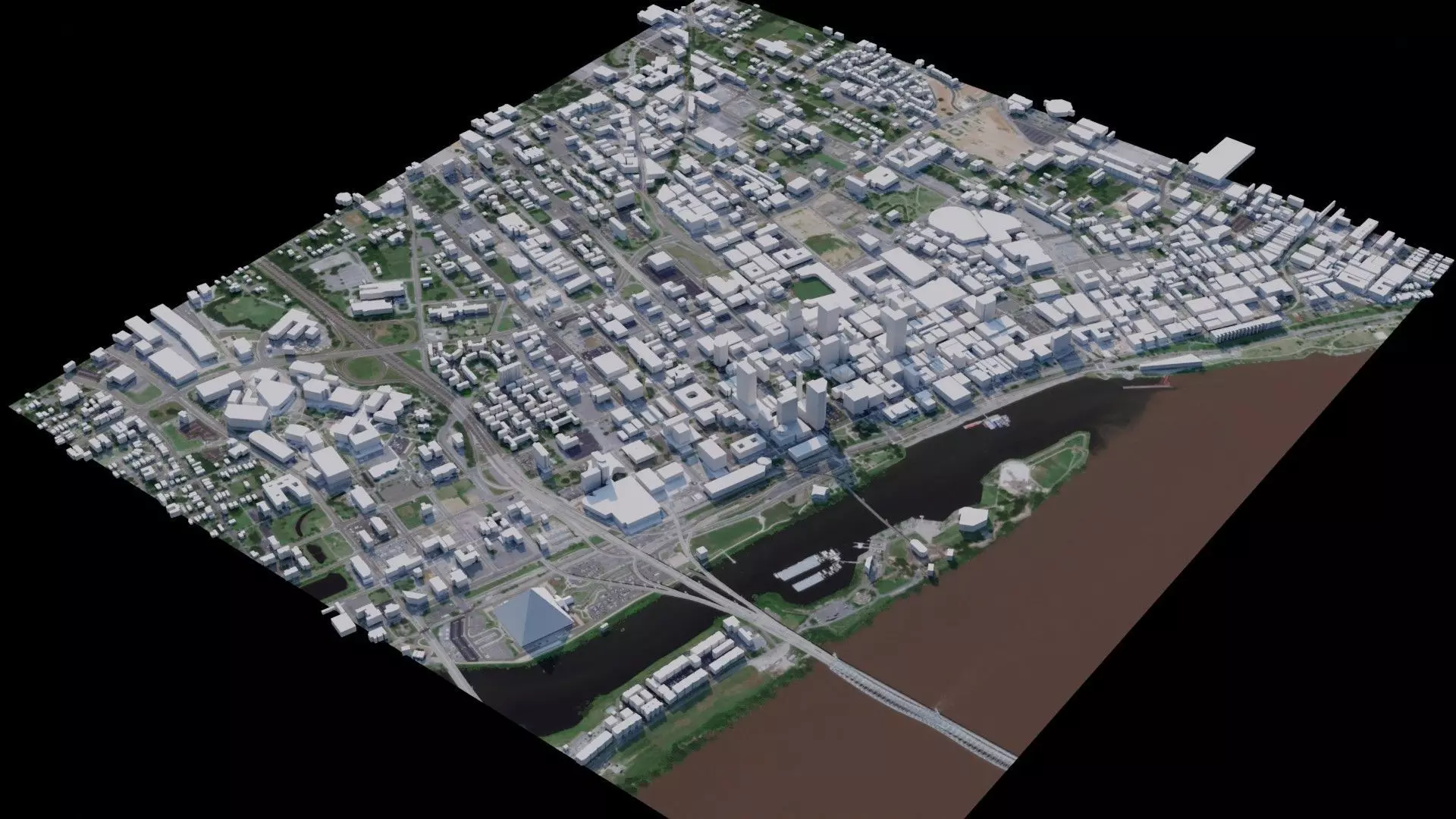 Memphis - USA 3D model_0