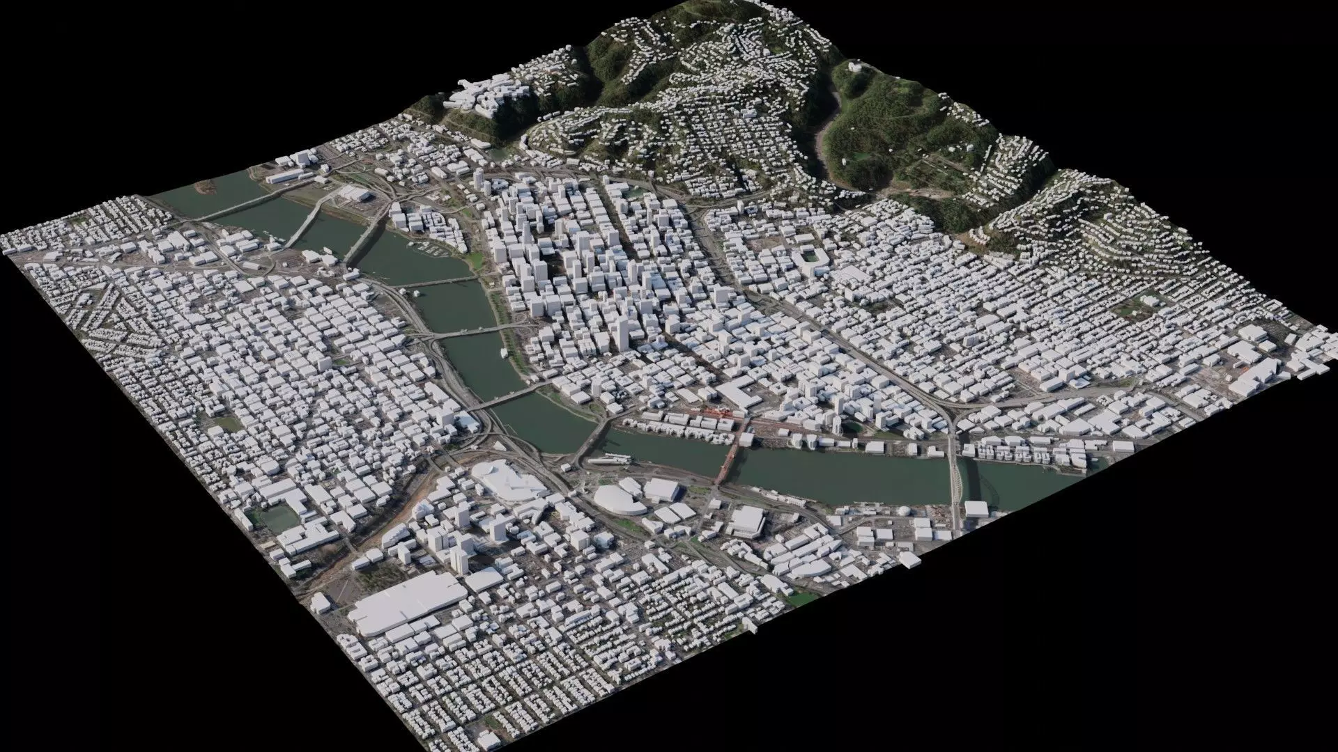 Portland - USA 3D model_0