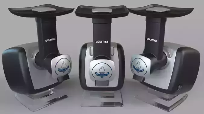 Gourmia Frozen Sorbet Maker 3D model Gourmia Frozen Sorbet Maker 3D model