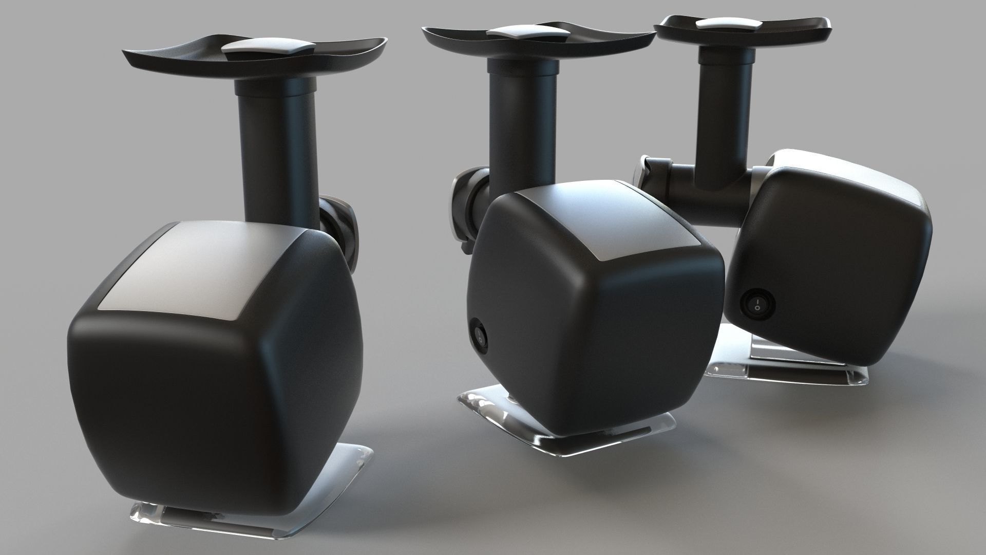 Gourmia Frozen Sorbet Maker 3D model_4