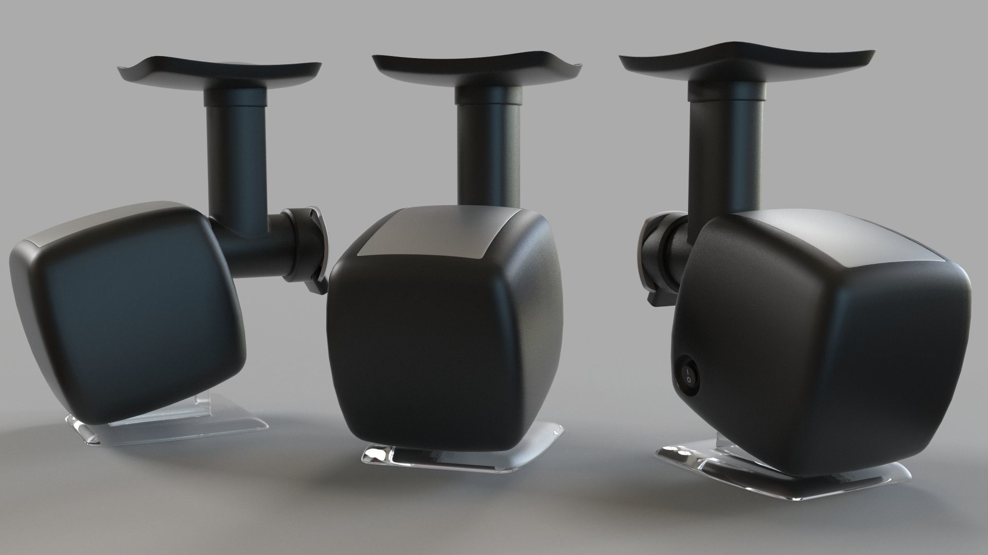 Gourmia Frozen Sorbet Maker 3D model_3