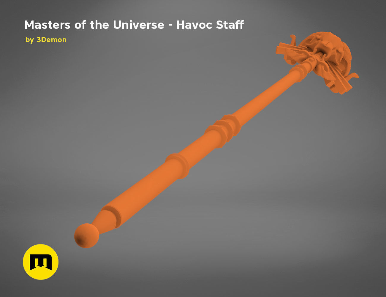 Masters of the Universe  Havoc Staff 3D print model_14