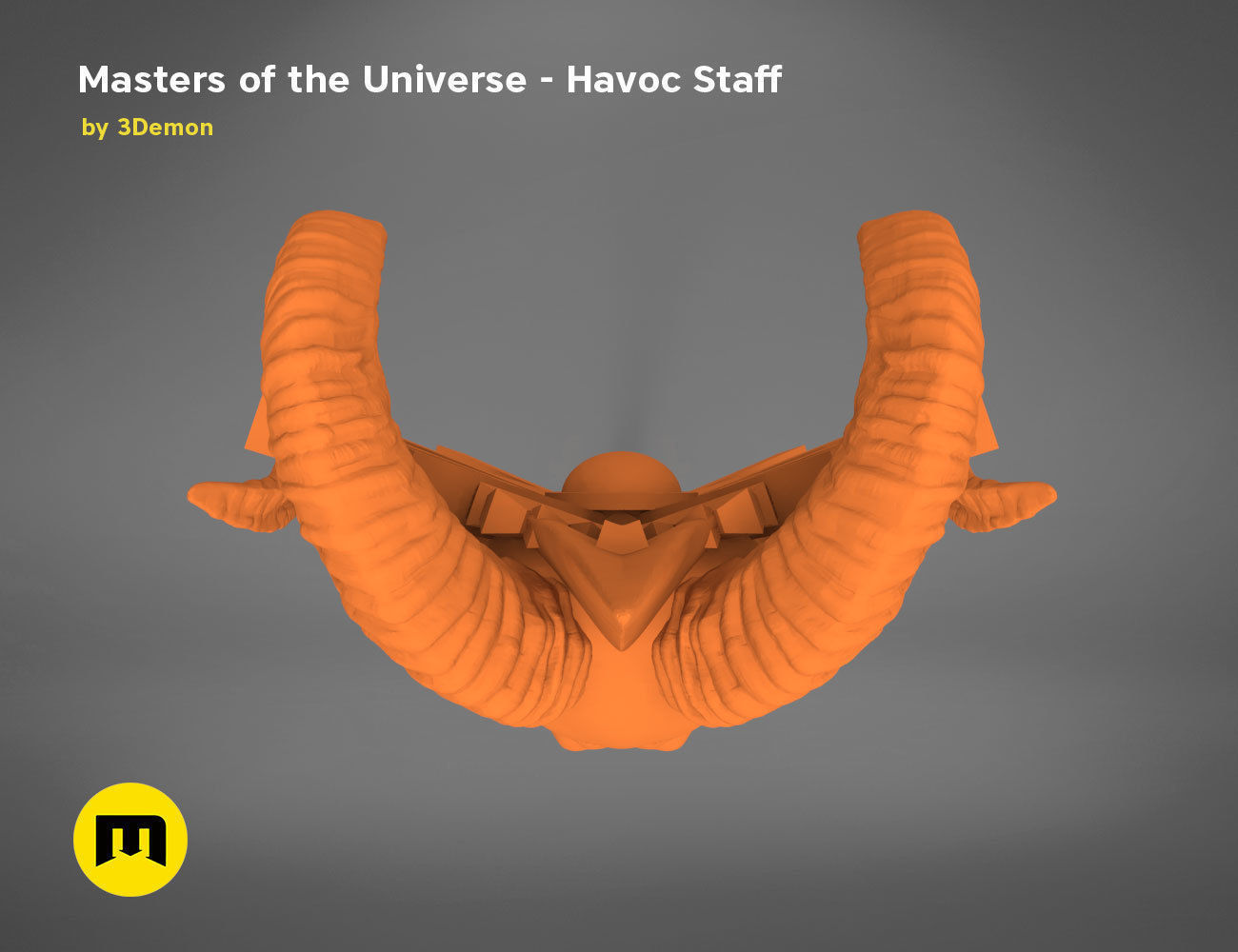 Masters of the Universe  Havoc Staff 3D print model_12