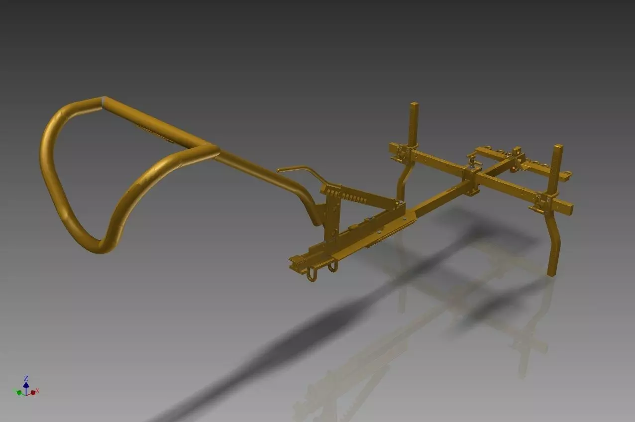 Cassine metal tool 3D model