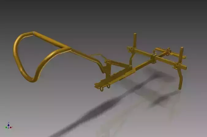 Cassine metal tool 3D model