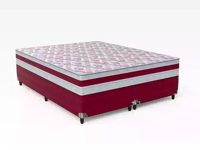 Mattress queen size set 3D model