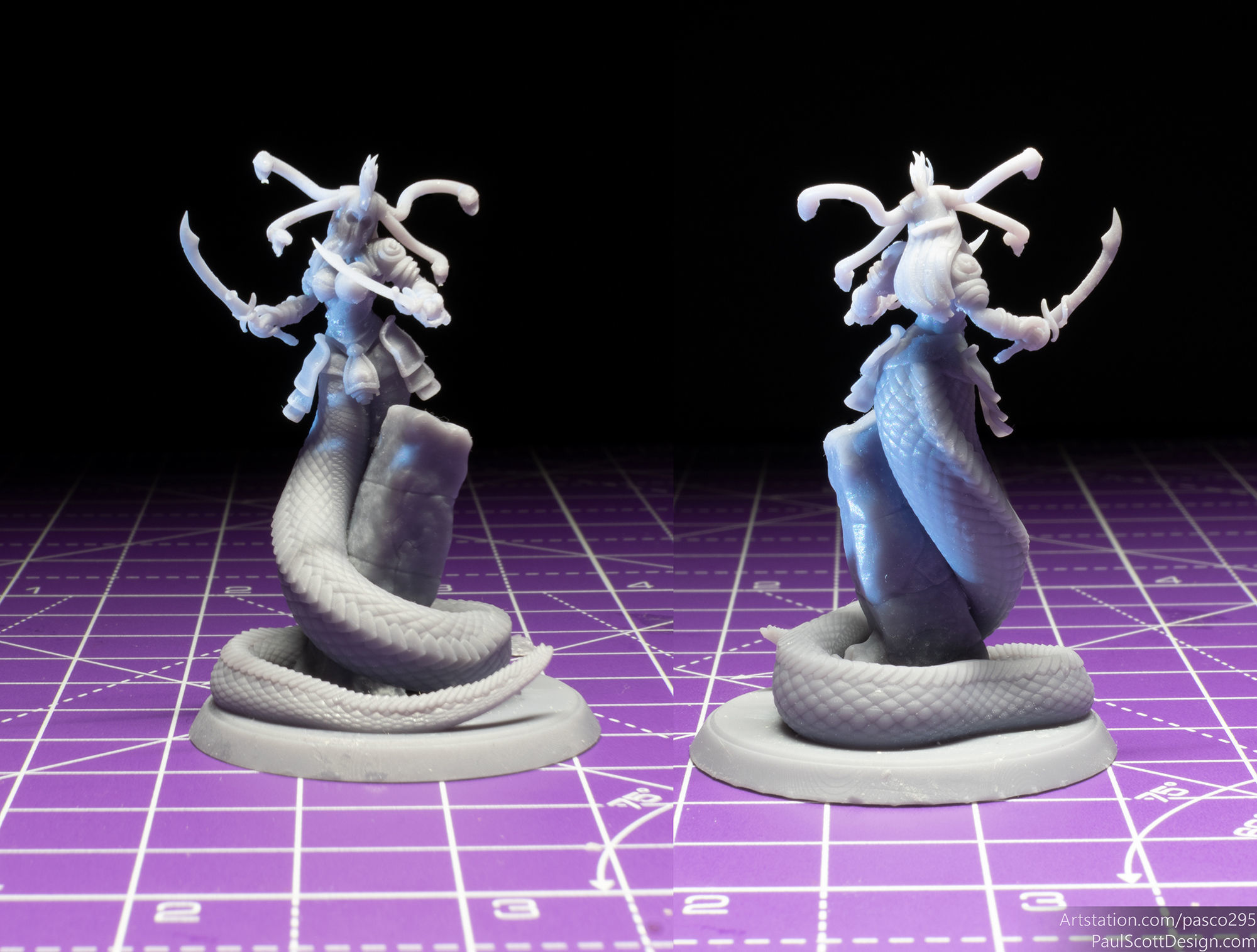3D Printable Medusa Elite Sword Pose 2 3D print model_6