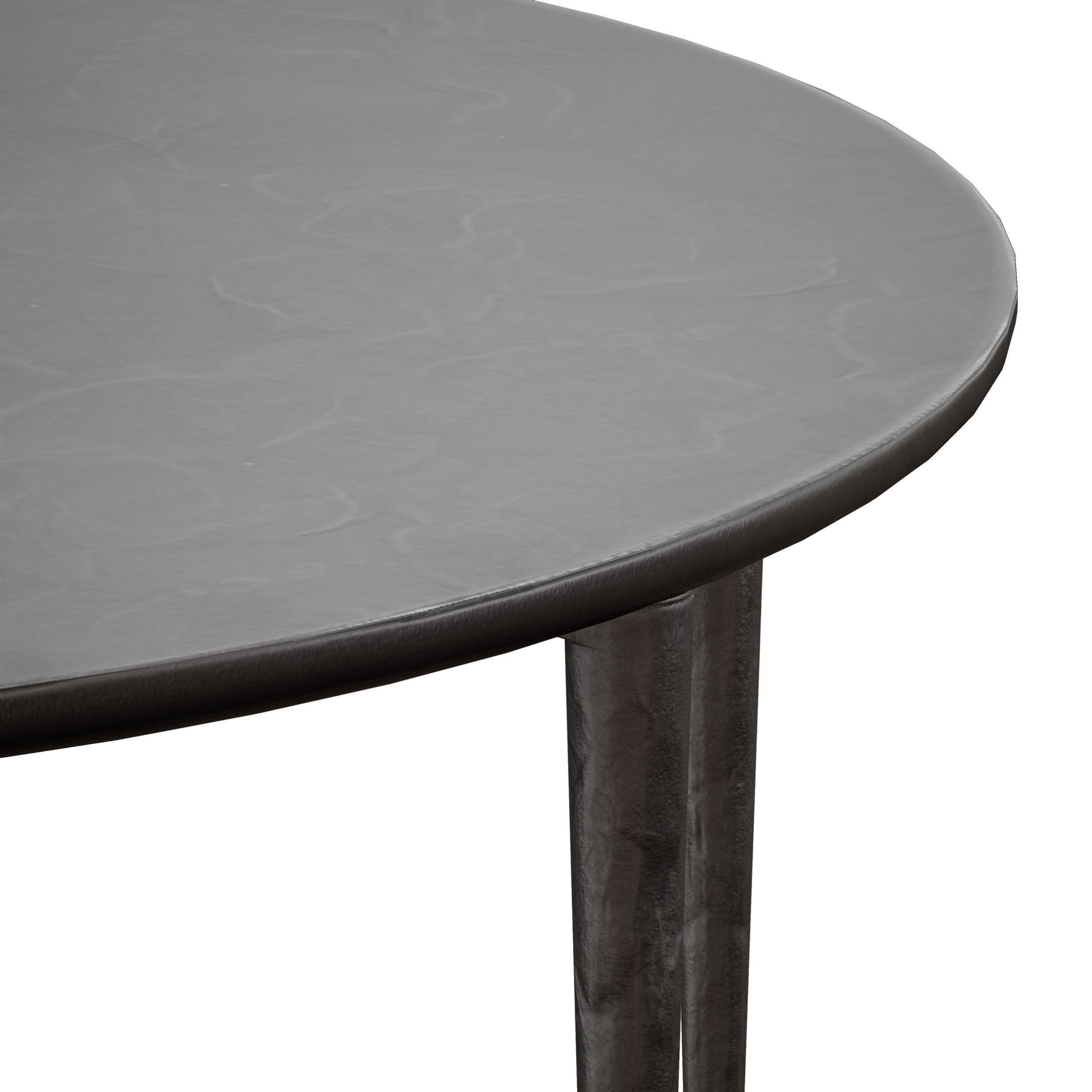 Staal Cast Aluminum Coffee Table Crate and Barrel 3D model_9