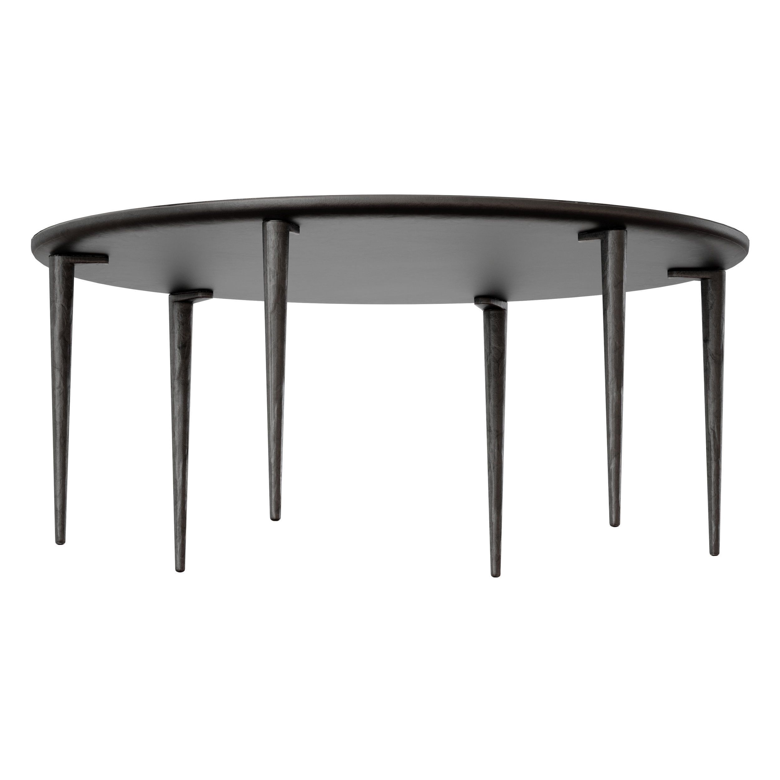 Staal Cast Aluminum Coffee Table Crate and Barrel 3D model_2