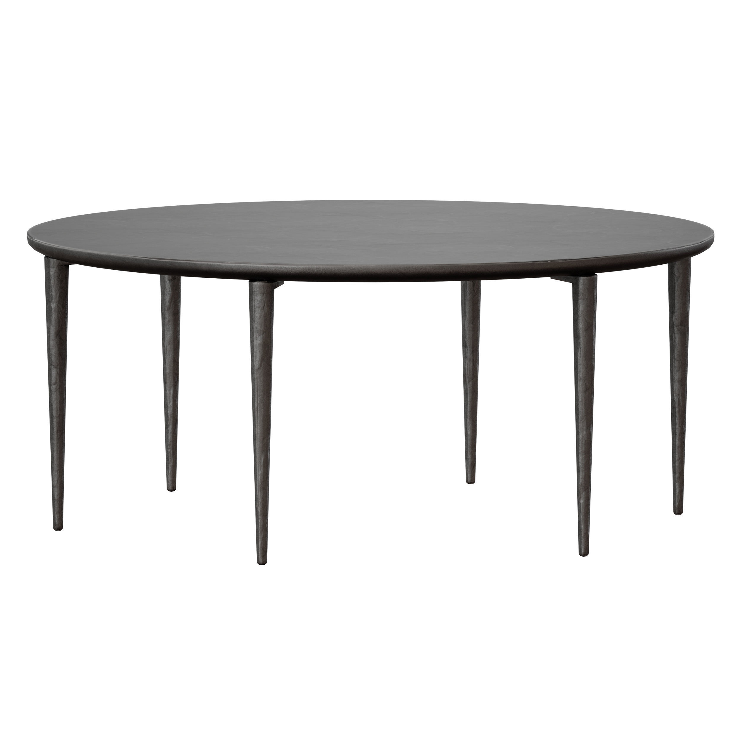 Staal Cast Aluminum Coffee Table Crate and Barrel 3D model_1