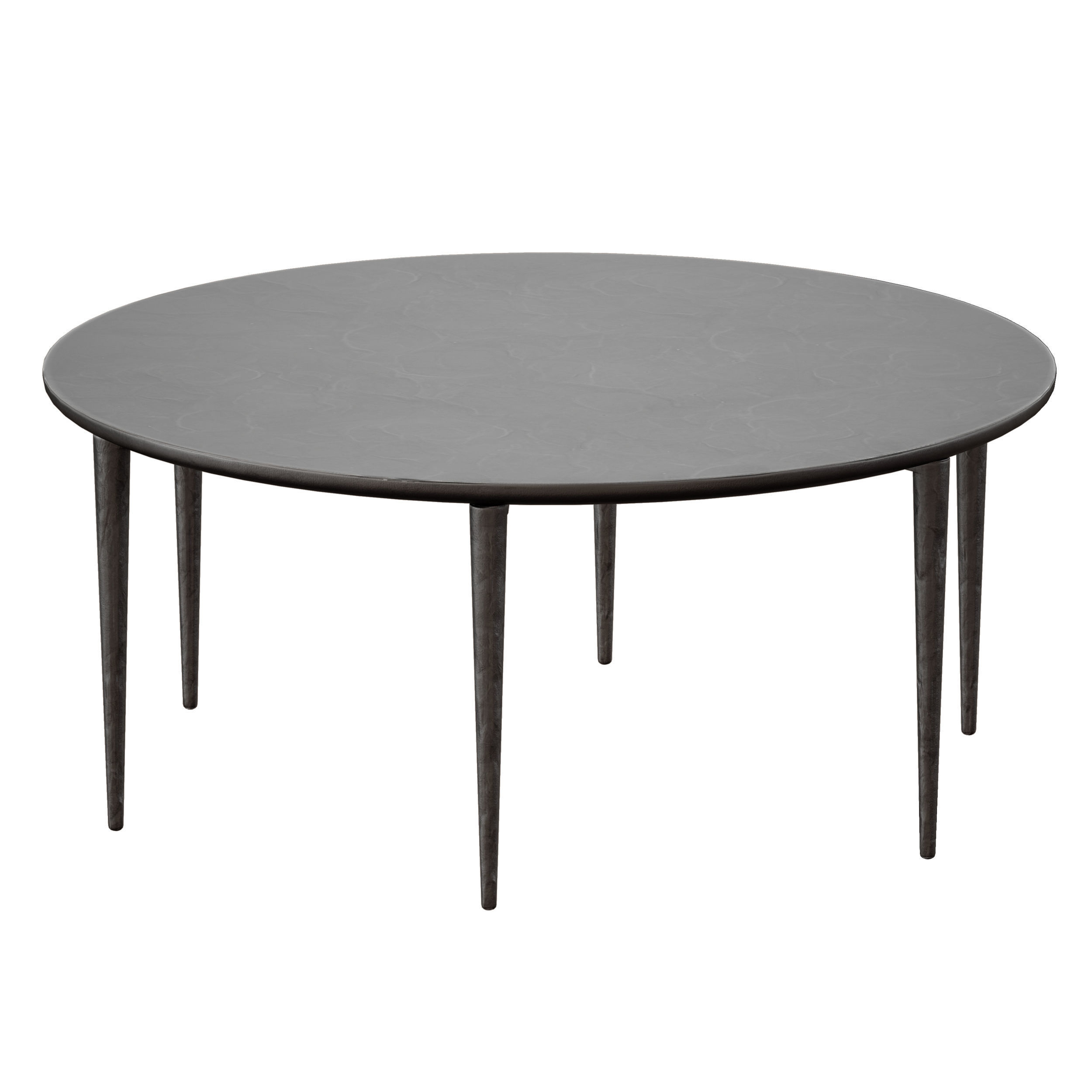 Staal Cast Aluminum Coffee Table Crate and Barrel 3D model_6