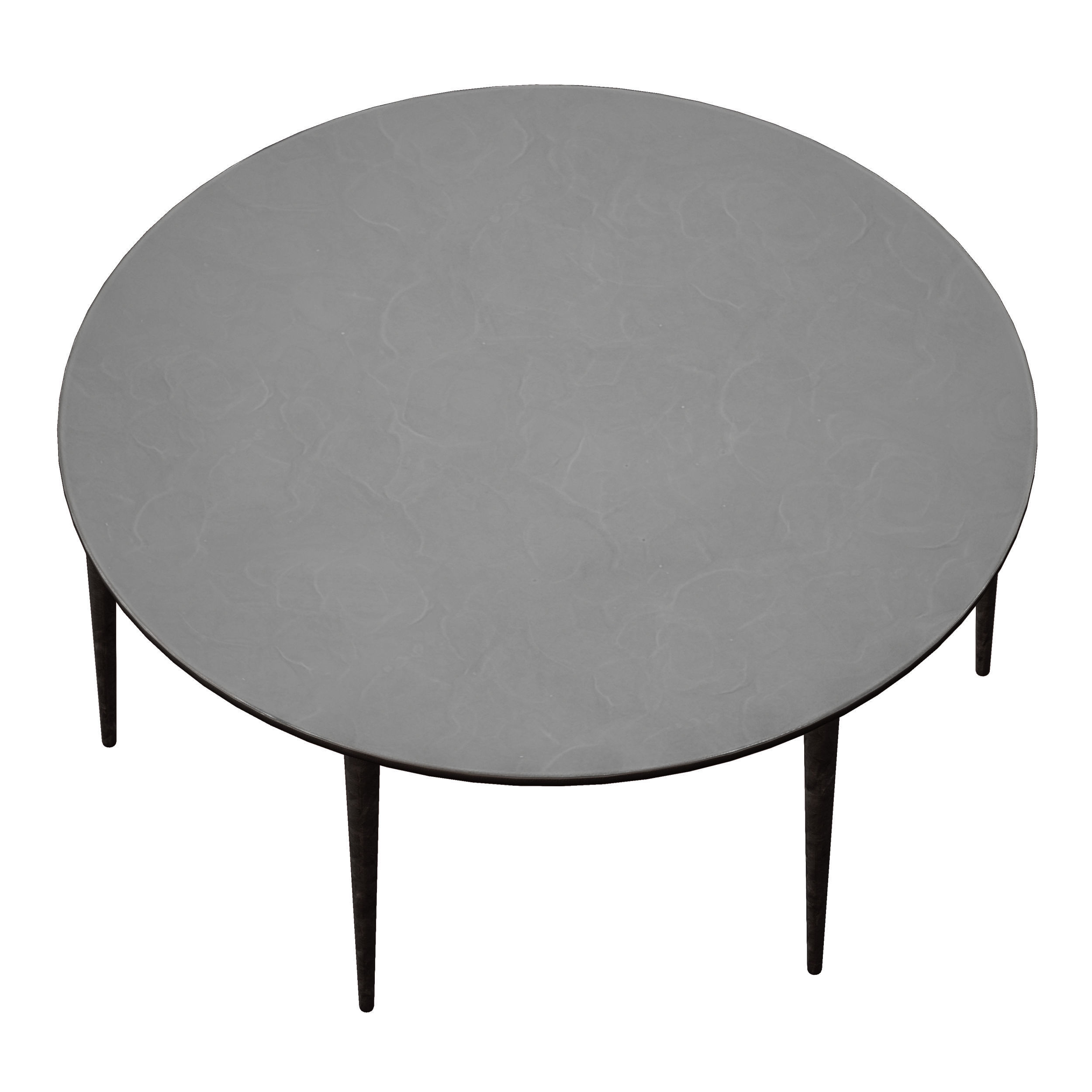 Staal Cast Aluminum Coffee Table Crate and Barrel 3D model_7