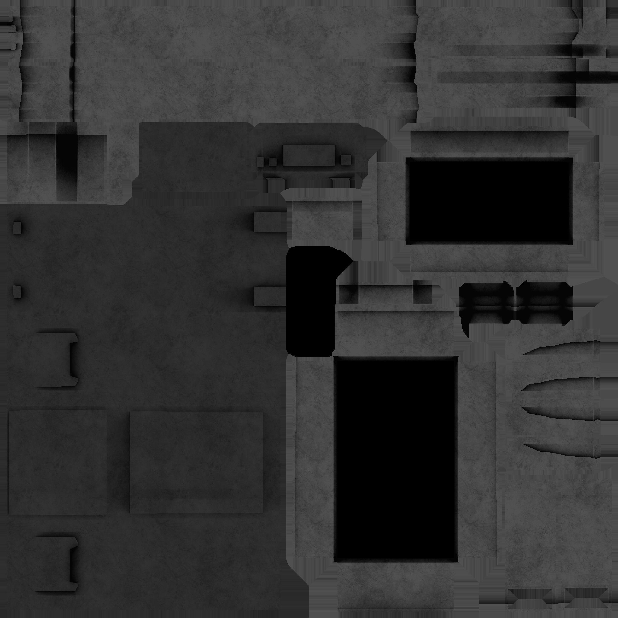 Sci-Fi Backpack - Character Design Fiction Low-poly 3D model_21