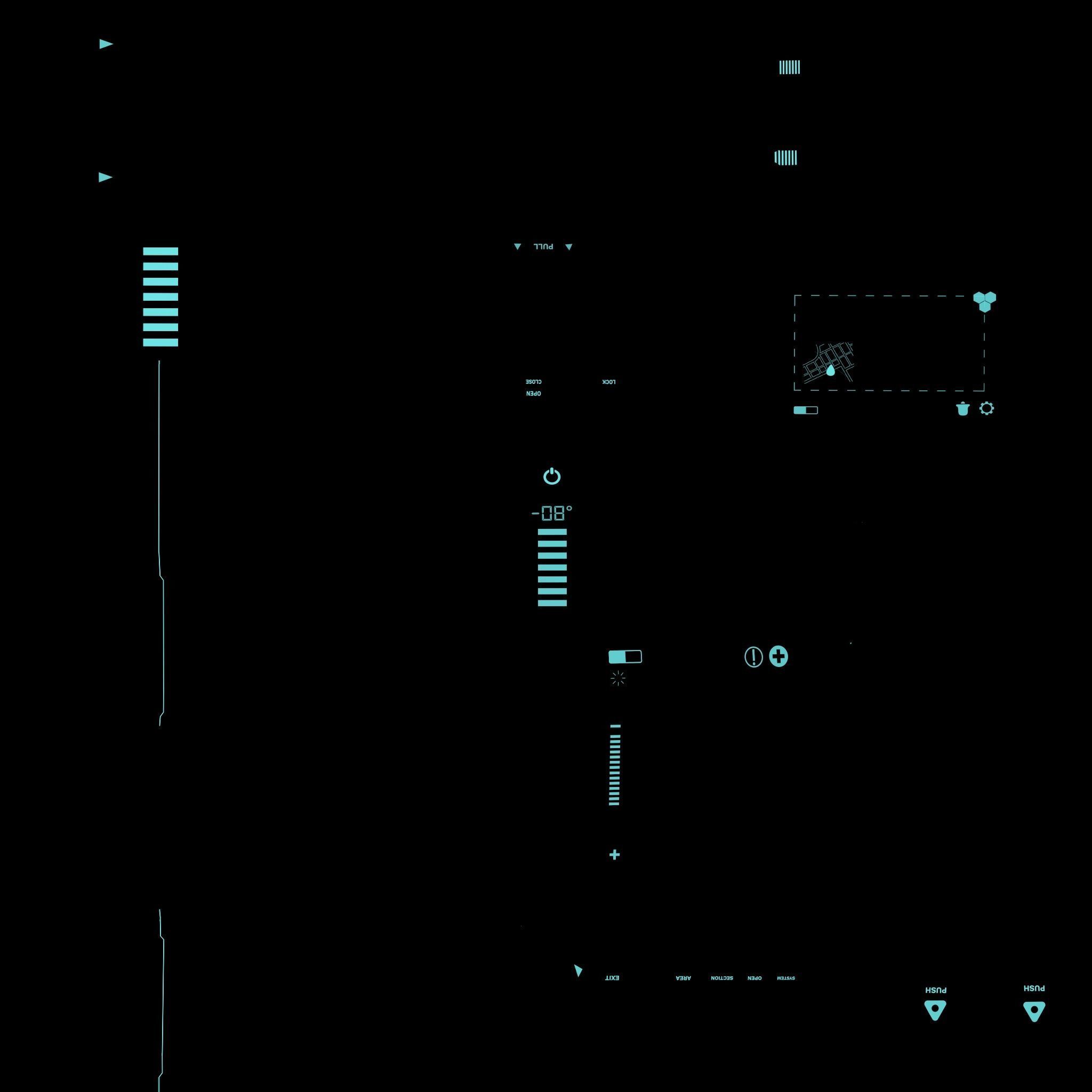 Sci-Fi Backpack - Character Design Fiction Low-poly 3D model_17