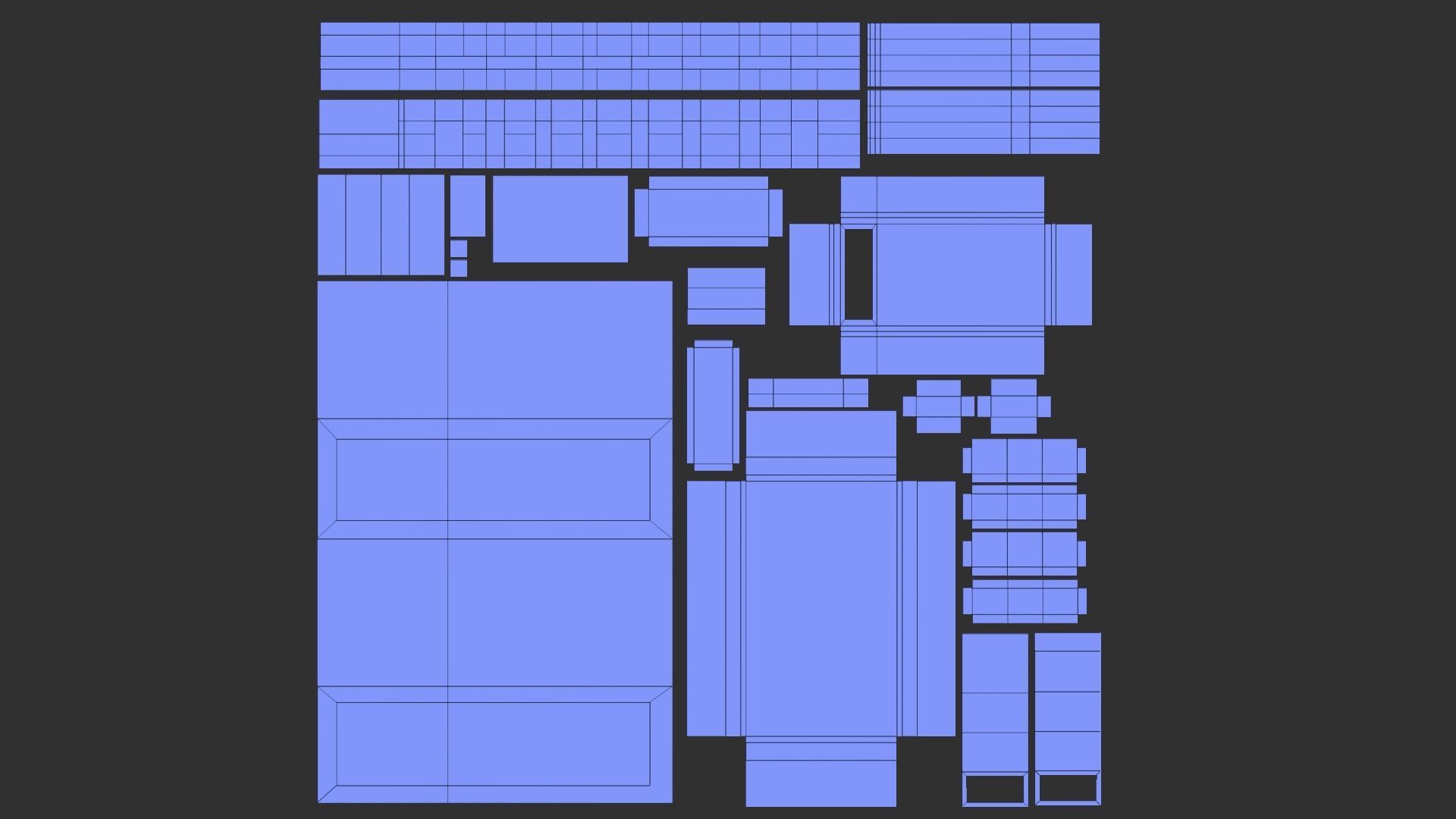 Sci-Fi Backpack - Character Design Fiction Low-poly 3D model_15
