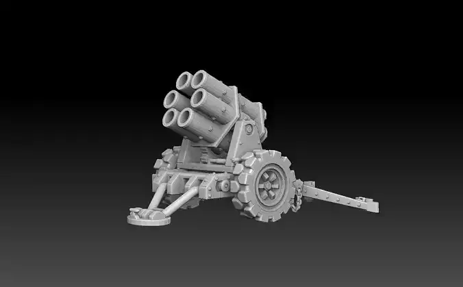Nebelwerfer Artillery 3D print model
