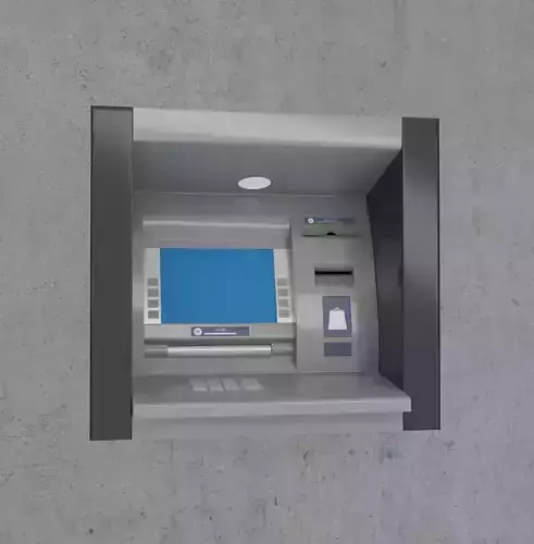 ATM Money Machine 3D model