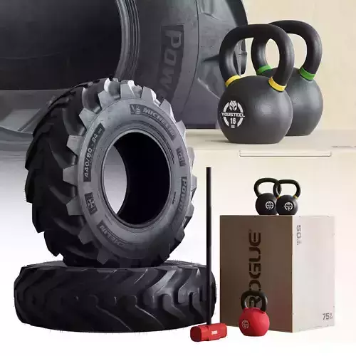 Explosive Training Set for Fighters 3D model